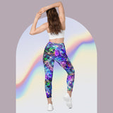 Crossover leggings with pockets