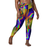 Crossover leggings with pockets