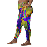 Crossover leggings with pockets