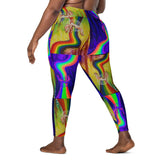 Crossover leggings with pockets