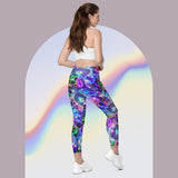 Crossover leggings with pockets