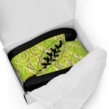 Men’s high top canvas shoes weed Mandala