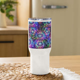 Travel mug with a handle