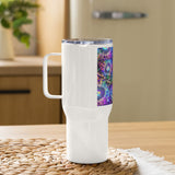 Travel mug with a handle