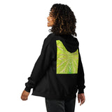 Unisex heavy blend zip hoodie weed Mandala
