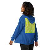 Unisex heavy blend zip hoodie weed Mandala