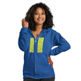 Unisex heavy blend zip hoodie weed Mandala