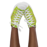 Women’s high top canvas shoes weed Mandala